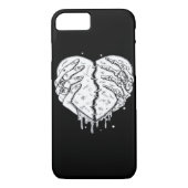 Coques Case-Mate iPhone Squelette Mains Coeur - Coeur gothique Classique (Dos)