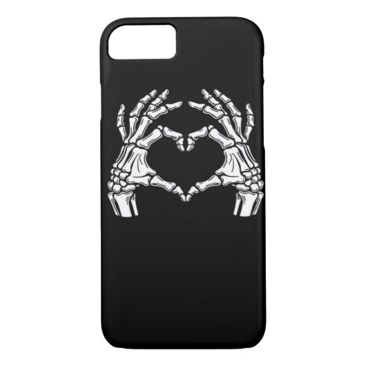 Coques Case-Mate iPhone Squelette Mains du coeur Signal Costume d'Hallowee (Dos)