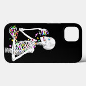 Coques Case-Mate iPhone Squelette Manger Halloween Candy (Verso (horizontal))