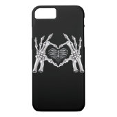 Coques Case-Mate iPhone Squelette Ribs SIGNE DE COEUR MAIN (Dos)
