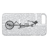 Coques Case-Mate iPhone Squelette sur monocycle (Dos (Horizontal))