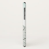 Coques Case-Mate iPhone Squelette vert de feuille (Dos/Gauche)