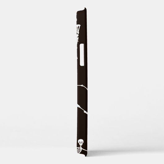 Coques Case-Mate iPhone Squelettes dansants motif sans couture (Verso / Droite)