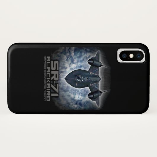 Coques Case-Mate iPhone SR-71 Blackbird (Dos (Horizontal))