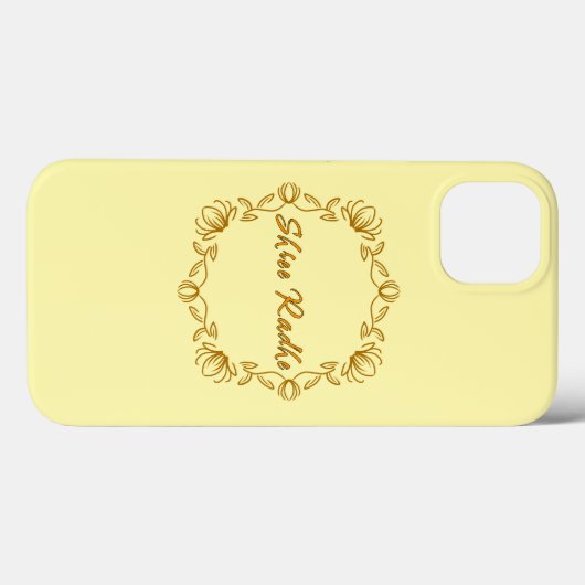 Coques Case-Mate iPhone Sri Radhe - belle florale - Hare Krishna (Verso (horizontal))