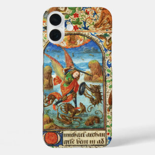Coques iPhone 16 Plus ST. MICHAEL ARCHANGEL ET DRAGON Miniature flamande