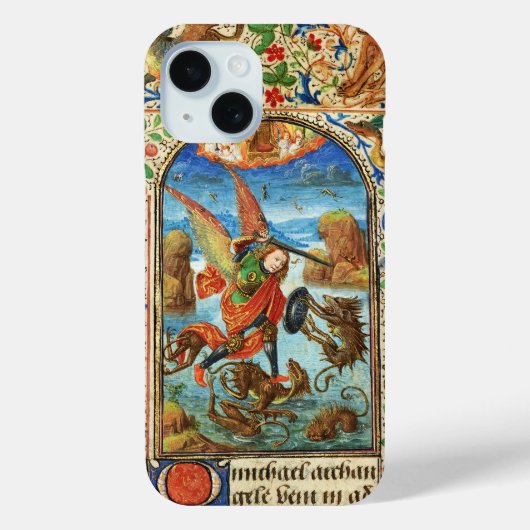 Coques Case-Mate iPhone ST. MICHAEL ARCHANGEL ET DRAGON Miniature flamande (Verso)