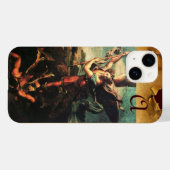 Coques Case-Mate iPhone St MICHAEL ARCHANGEL VANGUISHING SATAN Monogramme (Verso (horizontal))