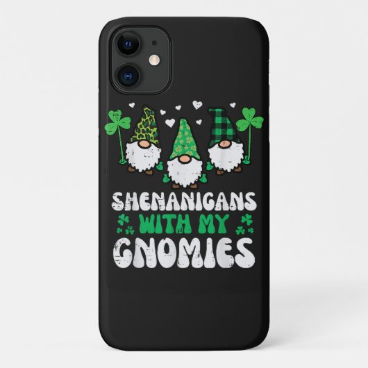 Coques Case-Mate iPhone St Patrick Shenanigans Avec Gnomies Gnomes (Dos)