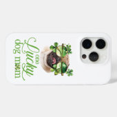 Coques Case-Mate iPhone St Patrick's Day Chien Maman drôle Photo personnal (Verso (horizontal))