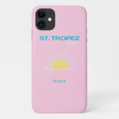 Coques Case-Mate iPhone St Tropez, France, Preppy, Rose (Dos)