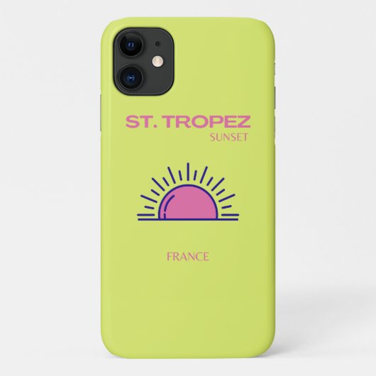 Coques Case-Mate iPhone St Tropez, Preppy, Vert (Dos)