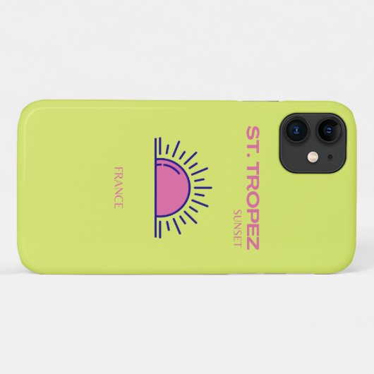 Coques Case-Mate iPhone St Tropez, Preppy, Vert (Dos (Horizontal))