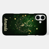 Coques Case-Mate iPhone Stade radiant en or (Verso (horizontal))