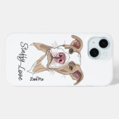 Coques Case-Mate iPhone Staffy Love - Zani Mo Protection (Verso (horizontal))