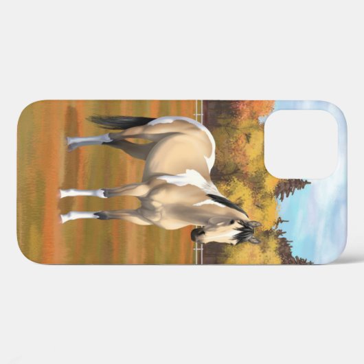 Coques Case-Mate iPhone Staillion Cheval Pinto Dun Paint Buckskin (Verso (horizontal))