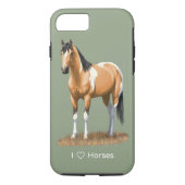 Coques Case-Mate iPhone Staillion Cheval Pinto Dun Paint Buckskin (Dos)