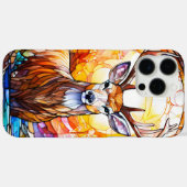 Coques Case-Mate iPhone Stained Glass Deer (Verso (horizontal))