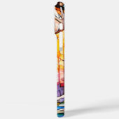 Coques Case-Mate iPhone Stained Glass Deer (Verso / Gauche)