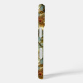 Coques Case-Mate iPhone Stained glass flowers beige (Verso / Droite)