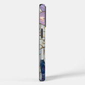 Coques Case-Mate iPhone Stained Glass Orchid Flowers  (Verso / Droite)