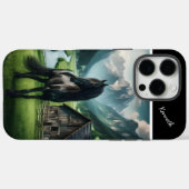 Coques Case-Mate iPhone Stallion Noir Dans Les Alpes (Verso (horizontal))