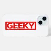 Coques Case-Mate iPhone Stamp Geeky (Verso (horizontal))