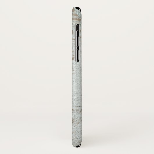 Coques Case-Mate iPhone Stampé Celtic Design en blanc, Tan et Bleu (Dos/Gauche)