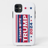 Coques Case-Mate iPhone Stand with Trump~2024~MAGA (Dos)