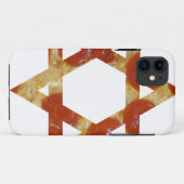 Coques Case-Mate iPhone star de la pizza de david (Dos (Horizontal))