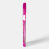 Coques Case-Mate iPhone STAR DU MATIN, Rose, Noir, Fuchsia Monogramme (Verso / Droite)