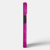 Coques Case-Mate iPhone STAR DU MATIN, Rose, Noir, Fuchsia Monogramme (Verso / Droite)