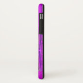 Coques Case-Mate iPhone STAR DU MATIN, Violet, Noir, Monogramme (Dos/Gauche)