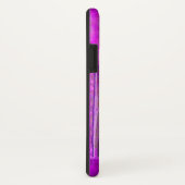 Coques Case-Mate iPhone STAR DU MATIN, Violet, Noir, Monogramme (Dos/Droite)