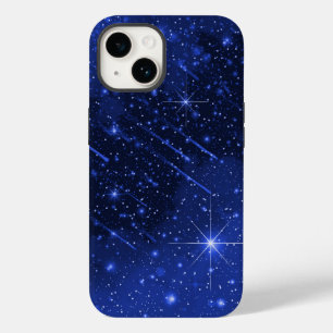 Coque Pour iPhone 14 Star Galaxy On Blue