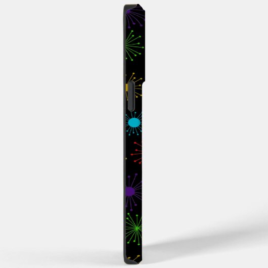 Coques Case-Mate iPhone Starburst de Fireworks rétro (Verso / Droite)