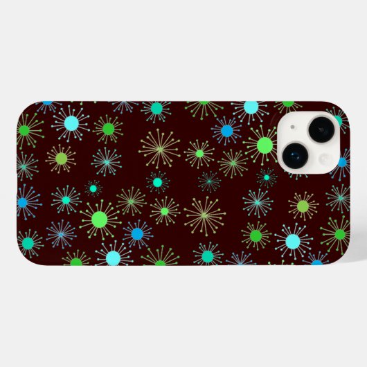 Coques Case-Mate iPhone Starburst rétro (Verso (horizontal))