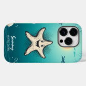 Coques Case-Mate iPhone Starfish Cool - Ocean Vibes & Retro Charme (Verso (horizontal))