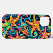 Coques Case-Mate iPhone Starfish psychédélique et ondes cosmiques (Verso (horizontal))