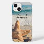 Coques Case-Mate iPhone Starfish sur une plage de sable Photo (Verso)