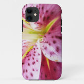 Coques Case-Mate iPhone Stargazer Lily brillant Magenta Floral (Dos)