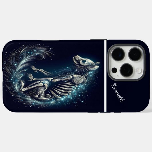 Coques Case-Mate iPhone Starlight Canine Skeleton (Verso (horizontal))