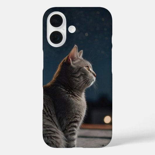 Coques Case-Mate iPhone Starry Night Cat (Verso)
