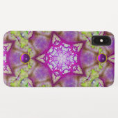 COQUES Case-Mate iPhone STARS DE FUCHSIA VERT PURPLE ABSTRAITS AVEC PIERRE (Dos (Horizontal))