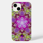 COQUES Case-Mate iPhone STARS DE FUCHSIA VERT PURPLE ABSTRAITS AVEC PIERRE (Verso)