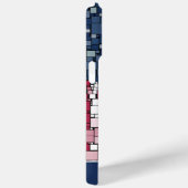 Coques Case-Mate iPhone Stars & Stripes Mosaïque Personnalisée (Verso / Droite)