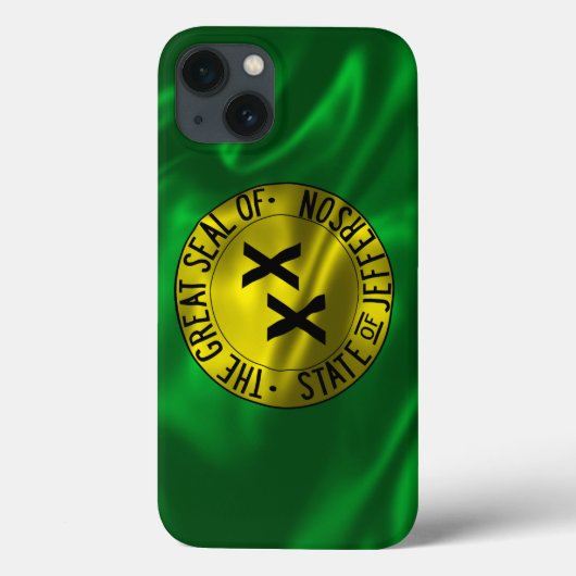 Coques Case-Mate iPhone State of Jefferson Waving Flag iPhone Case (Verso)