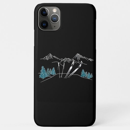 Coques Case-Mate iPhone Station de ski Sports d'hiver (Dos)