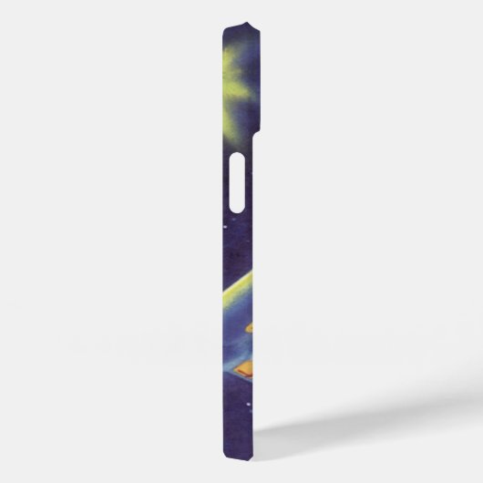 Coques Case-Mate iPhone Station spatiale orbitante de science-fiction vint (Verso / Droite)