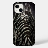 Coques Case-Mate iPhone Statue Alien foncée d'une ancienne horreur Eldritc (Verso)